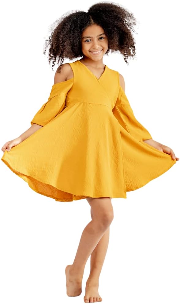 Teddy Girls Dress with Elegant Design