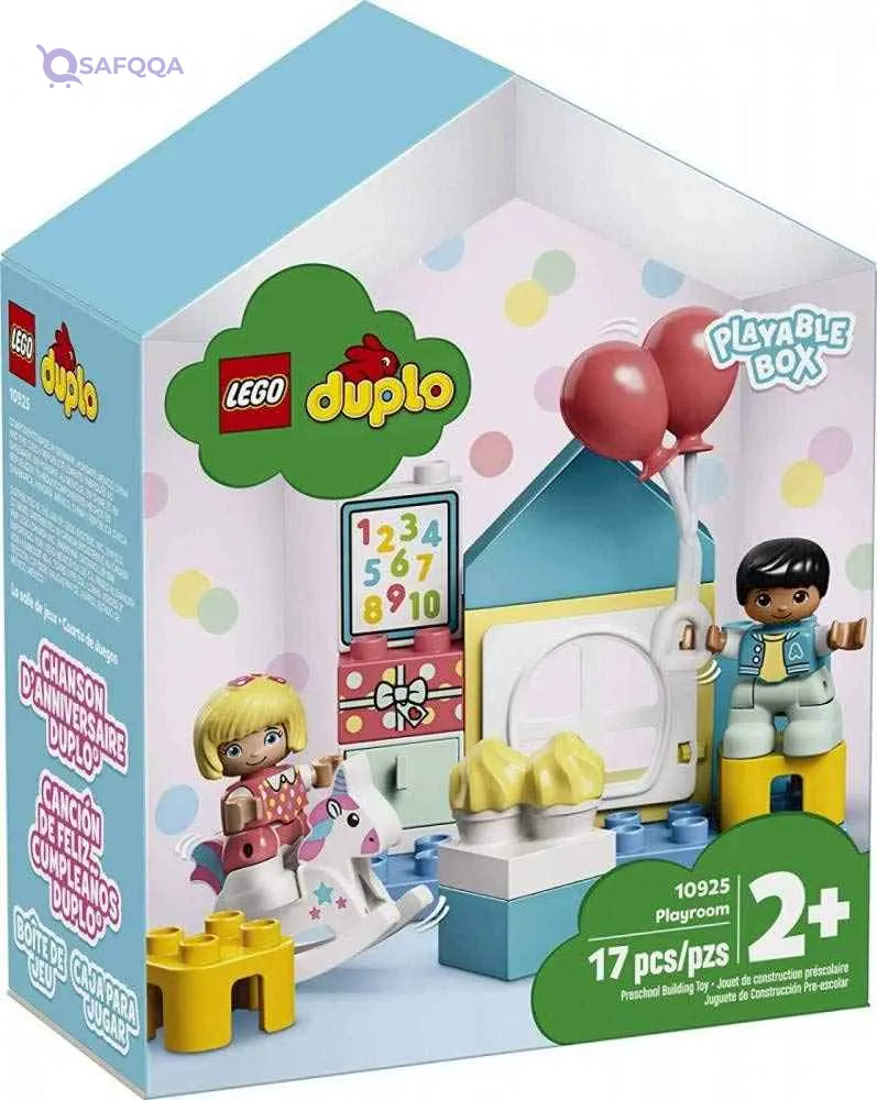 LEGO 10925 DUPLO Educational Building Toy Set, 16 Pieces with Characters and Accessories for Creative Play
