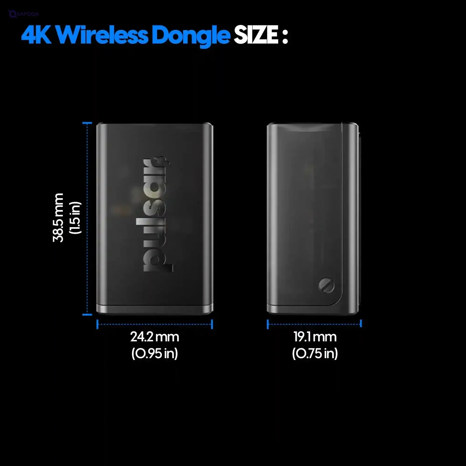 Pulsar Gaming Gears 4K Hz Wireless Dongle Black