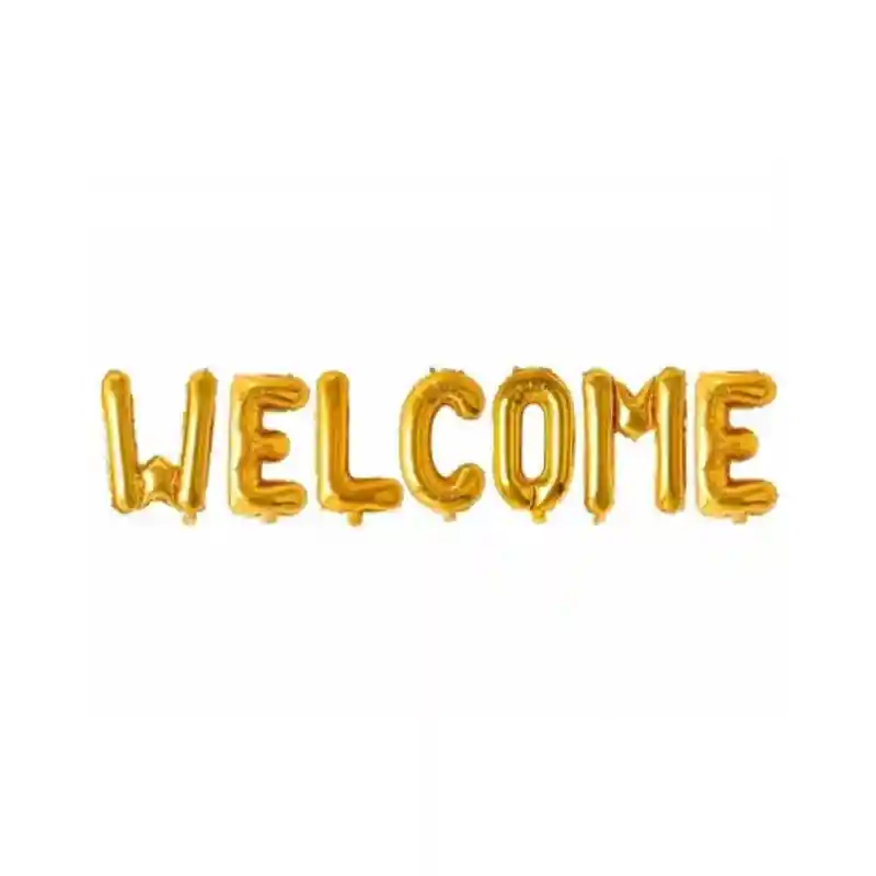 Generic Welcome Foil Balloon Set
