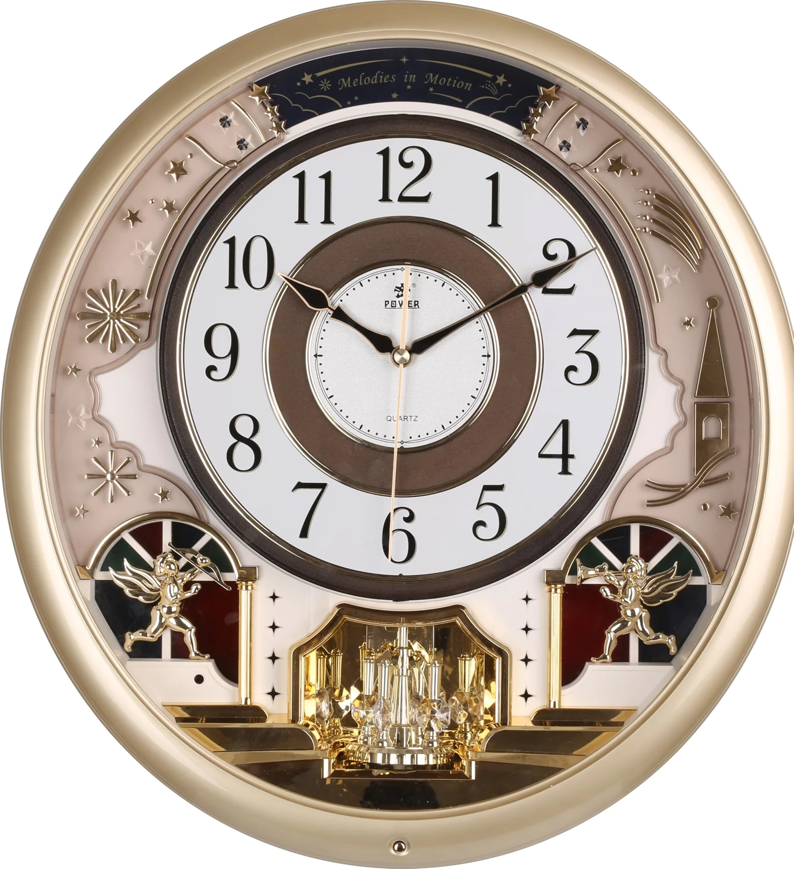 Power Designer Wall Clock Modern Decor