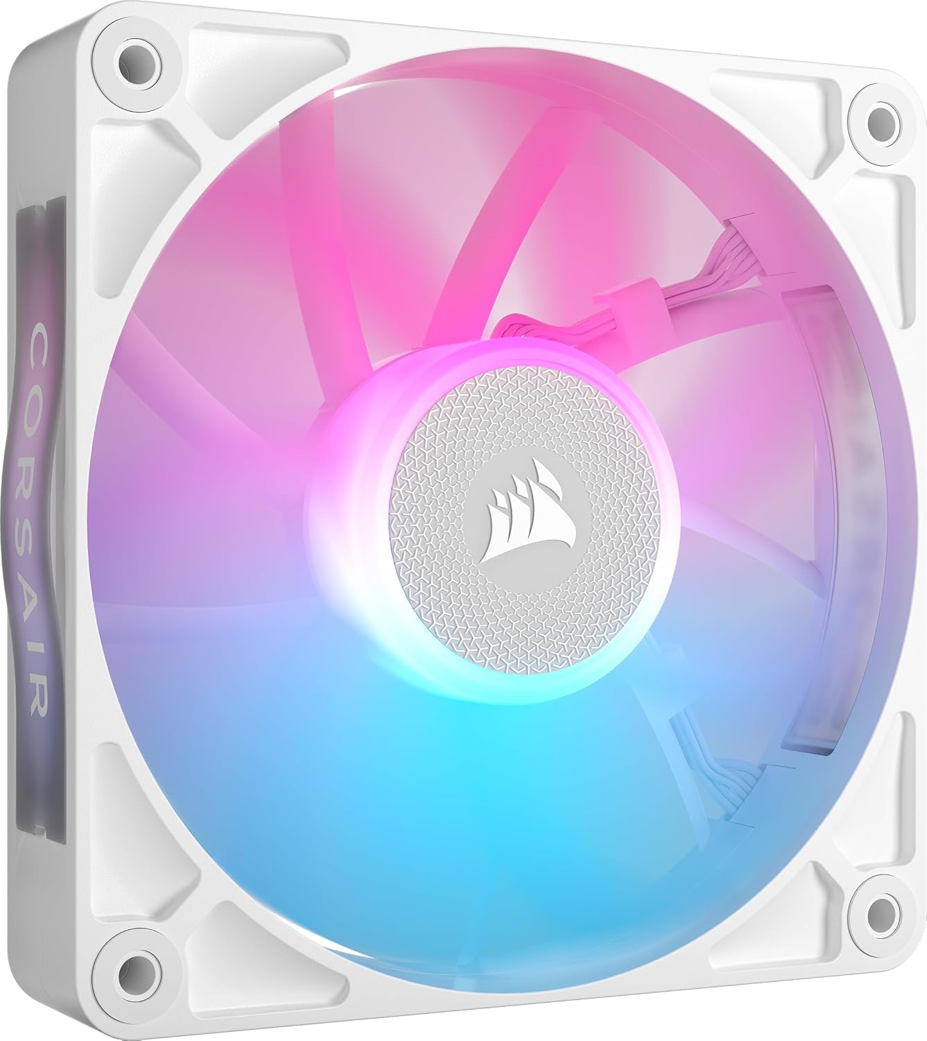 Corsair 120mm Cooling Fans Triple Pack with iCUE LINK System Hub White