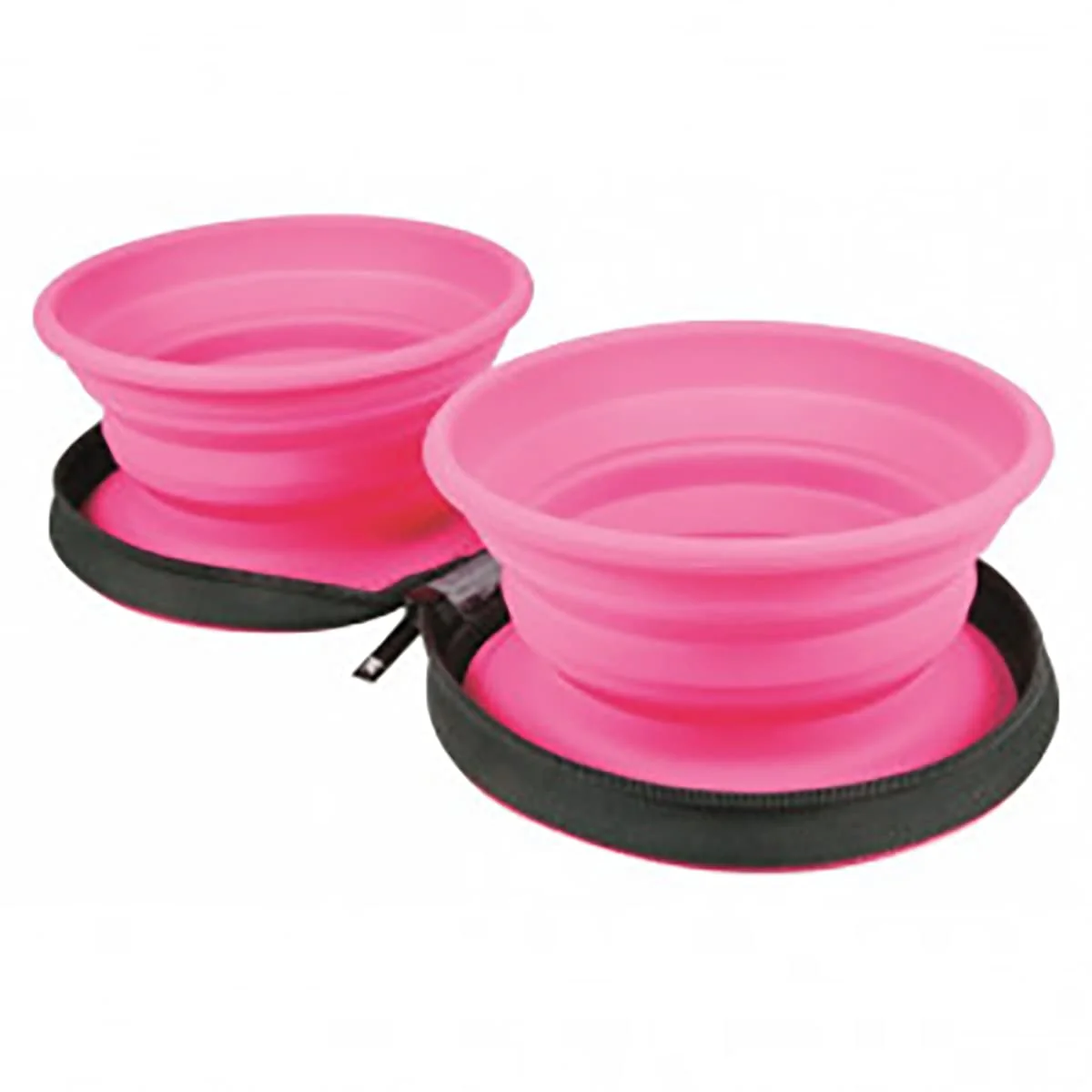 Kiwi Walker Double Bowl for Dogs Food & Water Feeder Pink