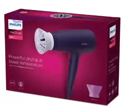 Philips 3000 Series Hair Dryer BHD340, Fast Drying Hair Dryer for Everyday Use