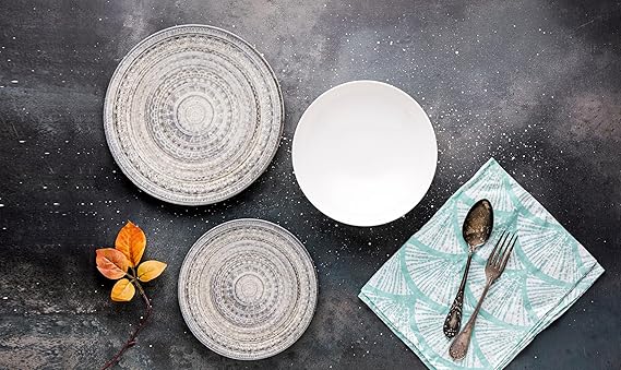 Lotus Dinner Set – 18 Pieces