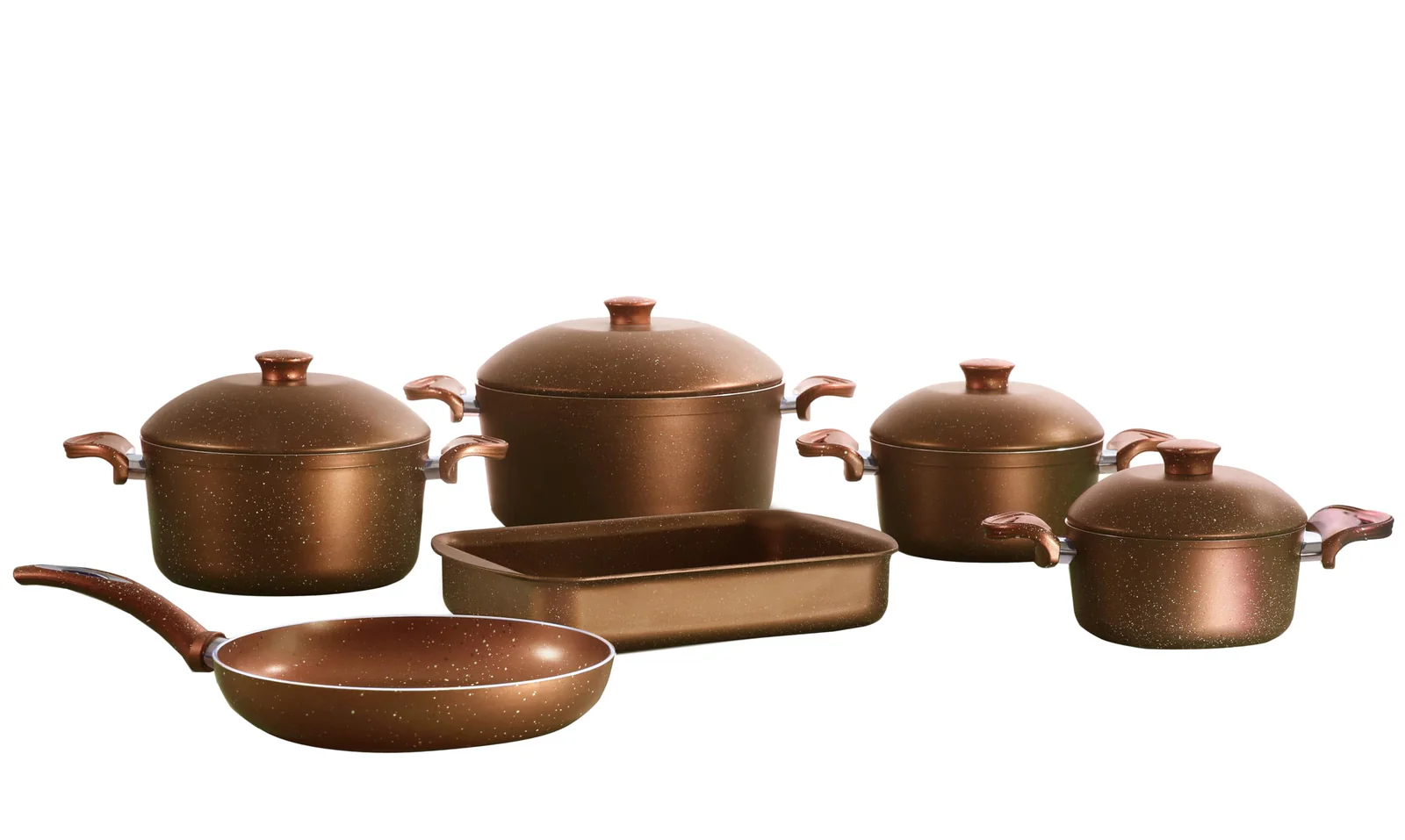 Kitchenia Granite Cookware Set 10 Pieces Non-Stick Coating
