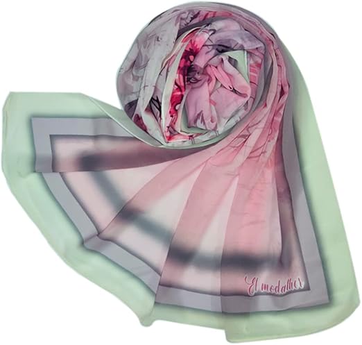 Al Moudather Women’s Chiffon Crepe Scarf