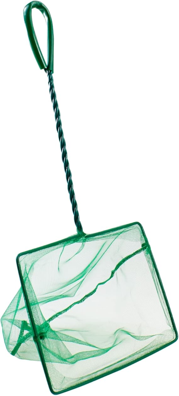Boyu Fish Net, 6-Inch Length, Aquarium Fish Catching Net for Tank Maintenance
