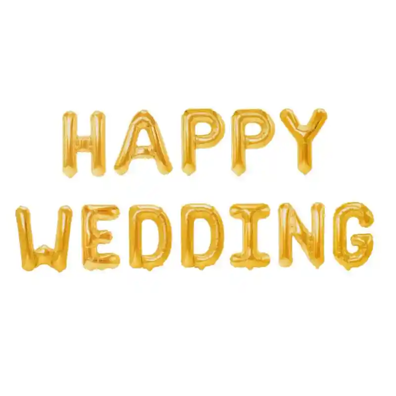 Generic Gold Foil Balloons Set 12 Pieces