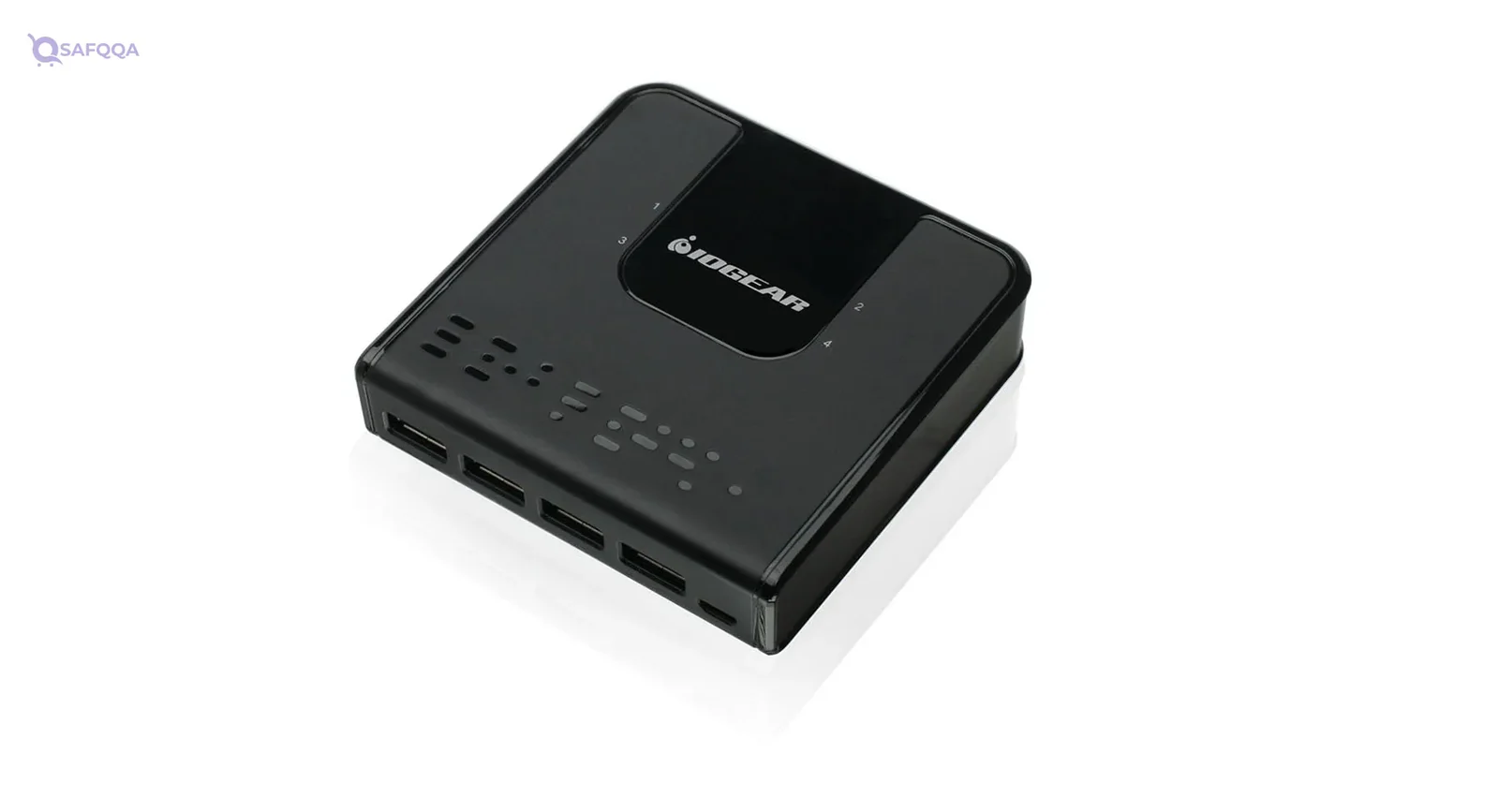 IOGEAR GUS434 4x4 USB 3.0 Peripheral Sharing Switch Black