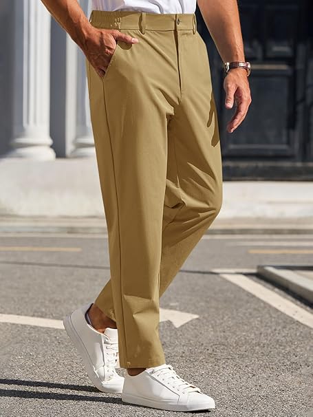 Runcati Men's Casual Slim Fit Pants