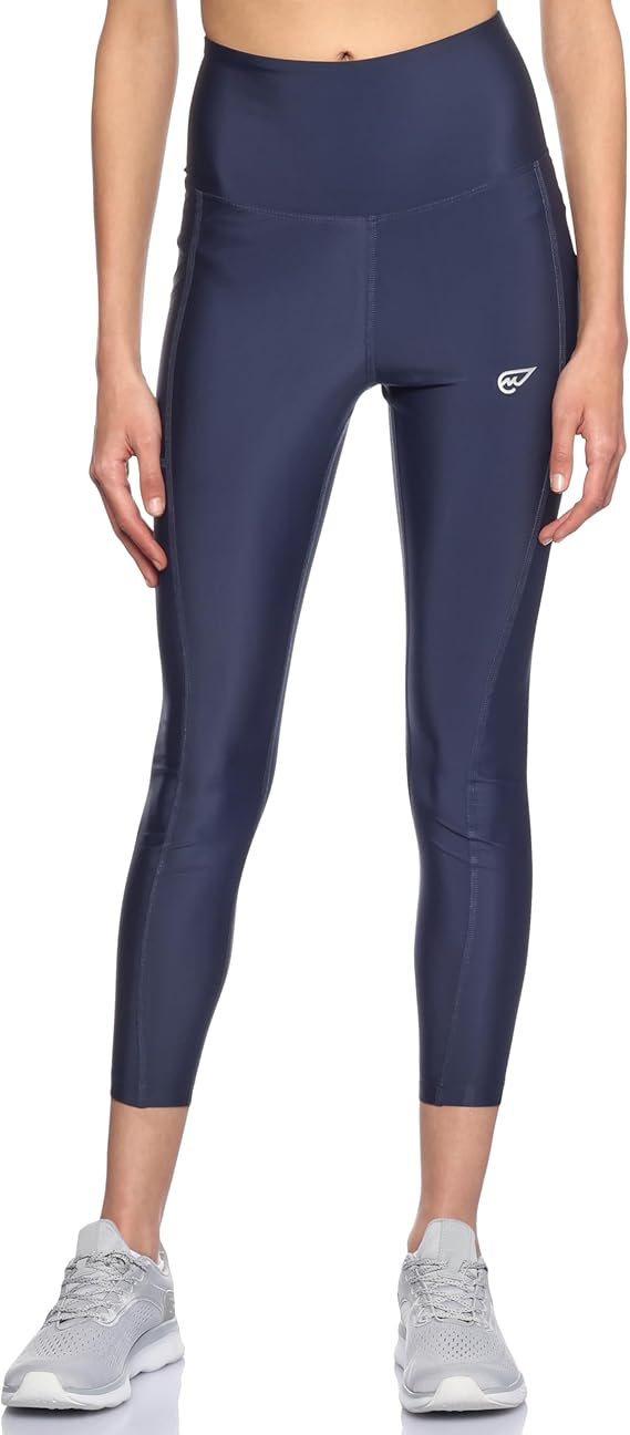 Magma Womens Solid Mid Rise Leggings