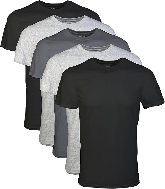 Gildan Men's Undershirts Pack of 5