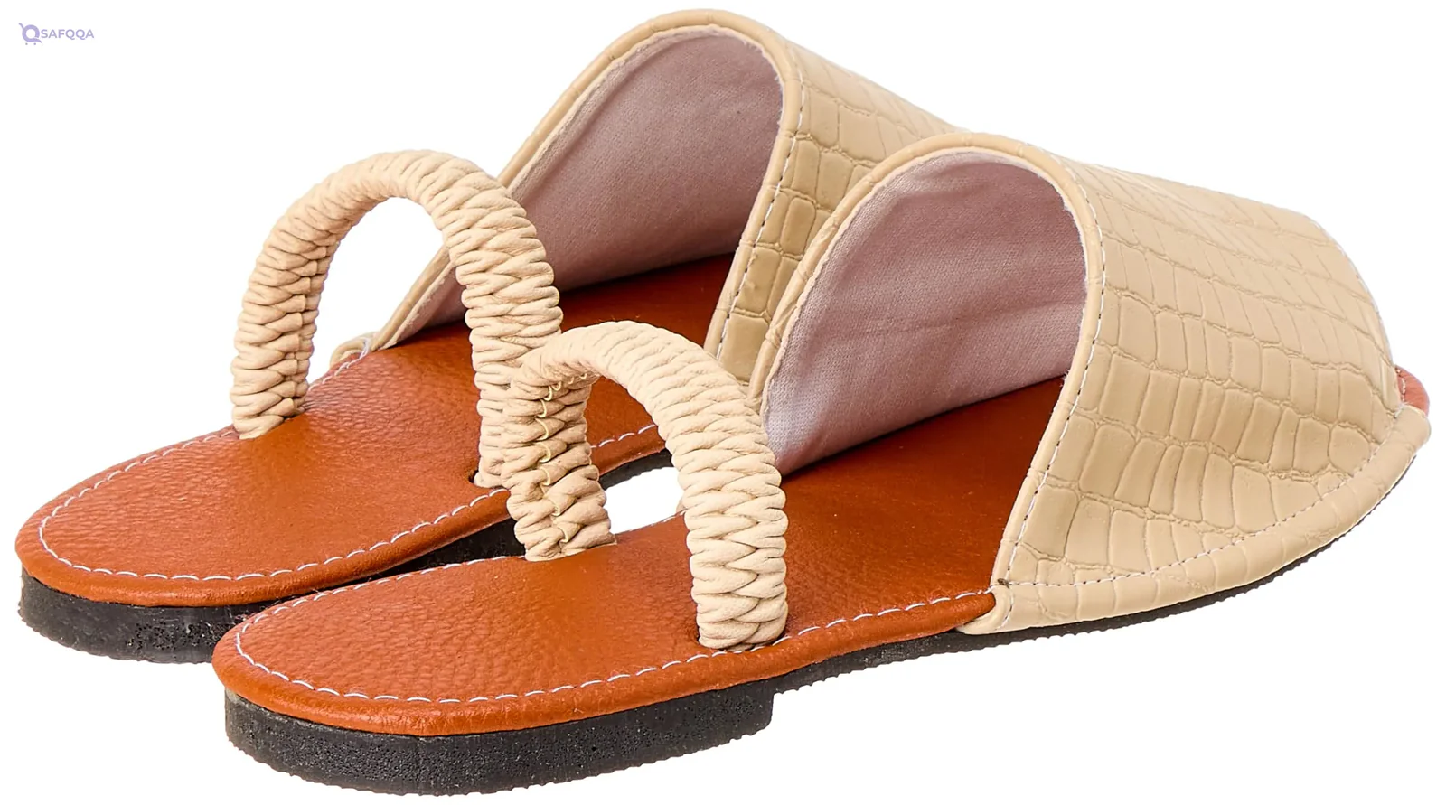 OX Women’s Faux Leather Slides Comfortable Casual Slipper for Women