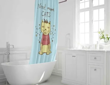 Bonamaison Printed Shower Curtain