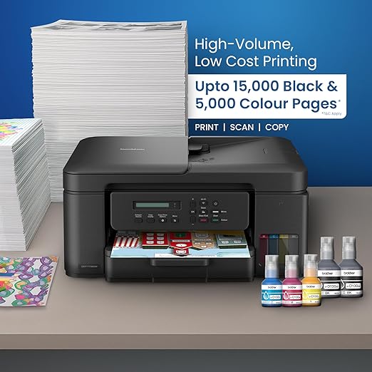 Brother DCP T730DW Wireless All in One Ink Tank Printer - open box
