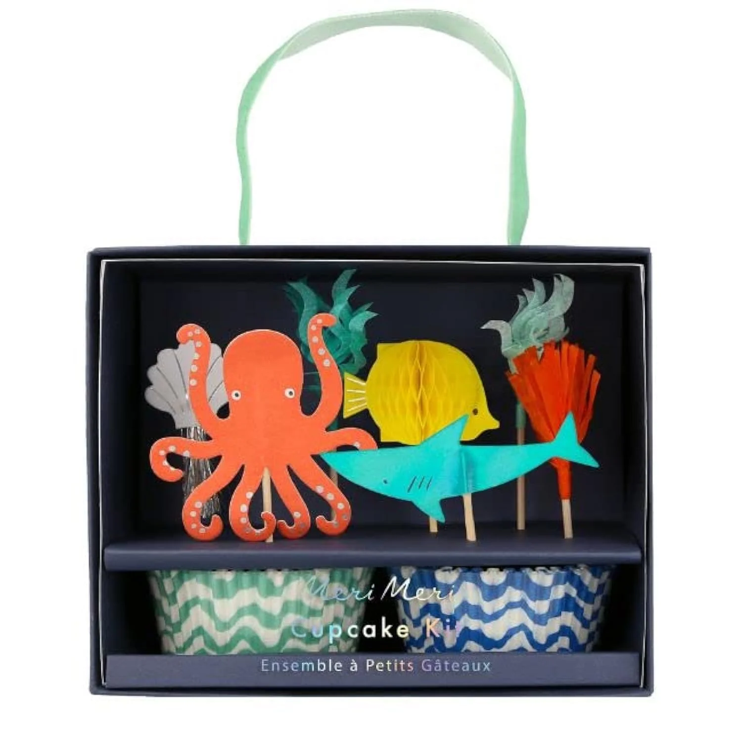 Meri Meri Octopus & Shark Cupcake Kit