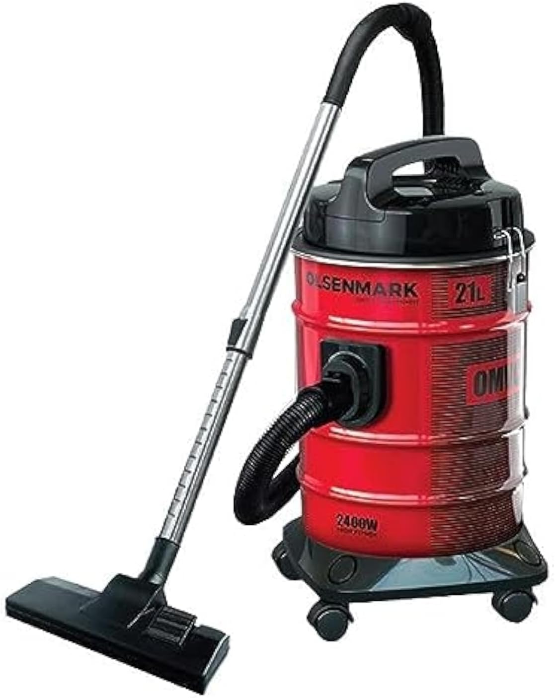 Olsenmark Vacuum Cleaner 2400W 21L OMVC1847 Red Black