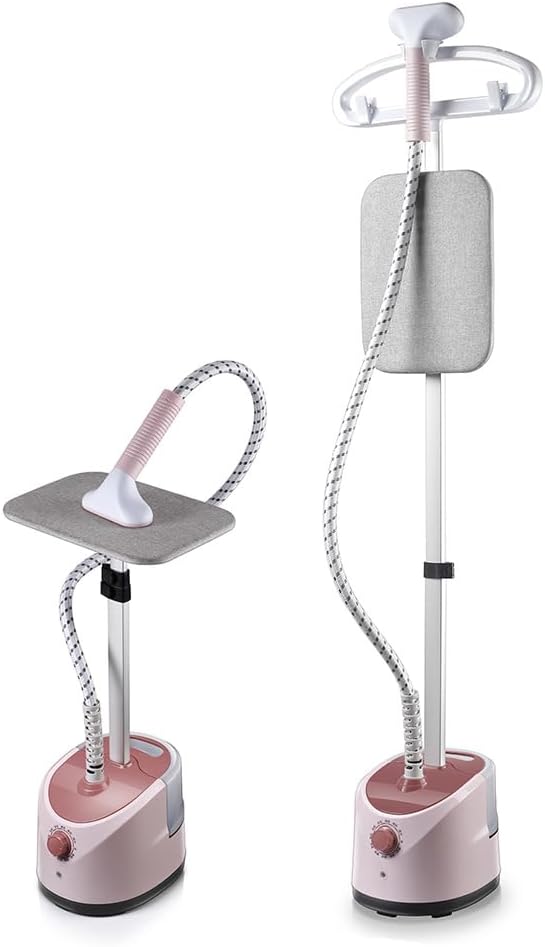 SKY-TOUCH 2000W Garment Steamer 1.6L Pink - Stain on Sponge - Damage Box