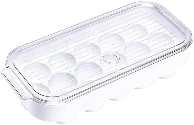 ECVV 16-Egg Refrigerator Storage Container with Lid & Handle Clear - Have Scratches