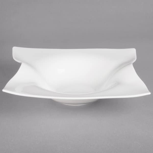 Rosa Porcelain Square Bowl 32cm – Elegant Serving for Every Occasion