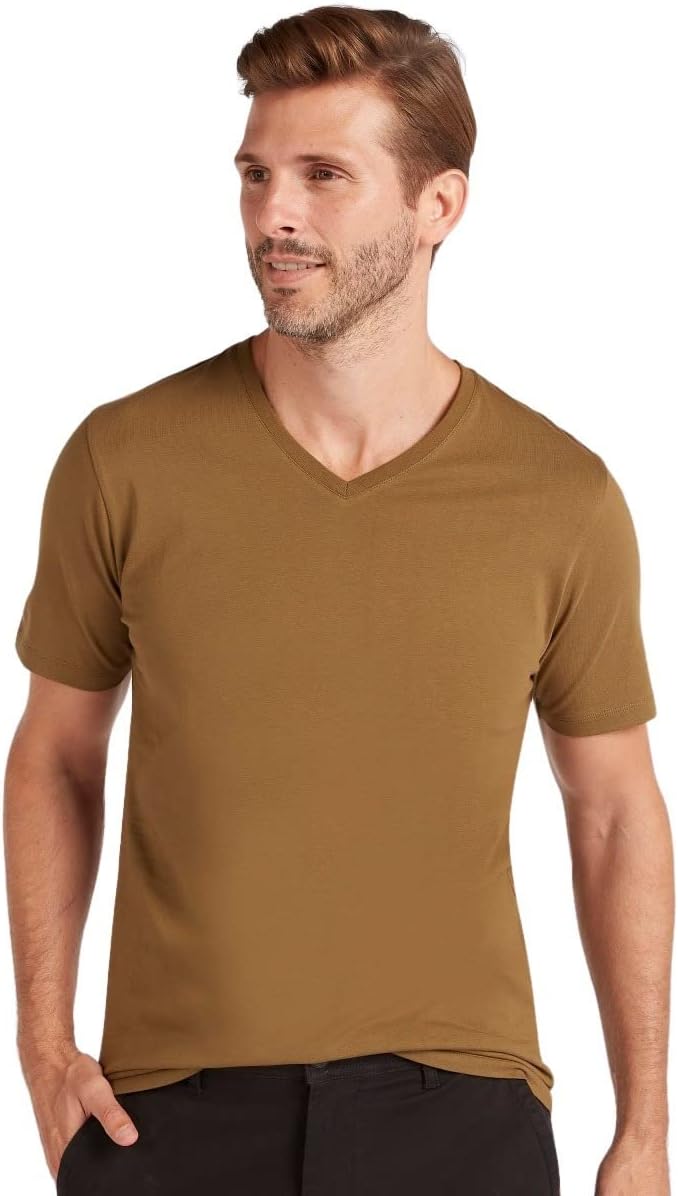 Splash Men's Solid V-Neck T-Shirt – Everyday Comfort and Style