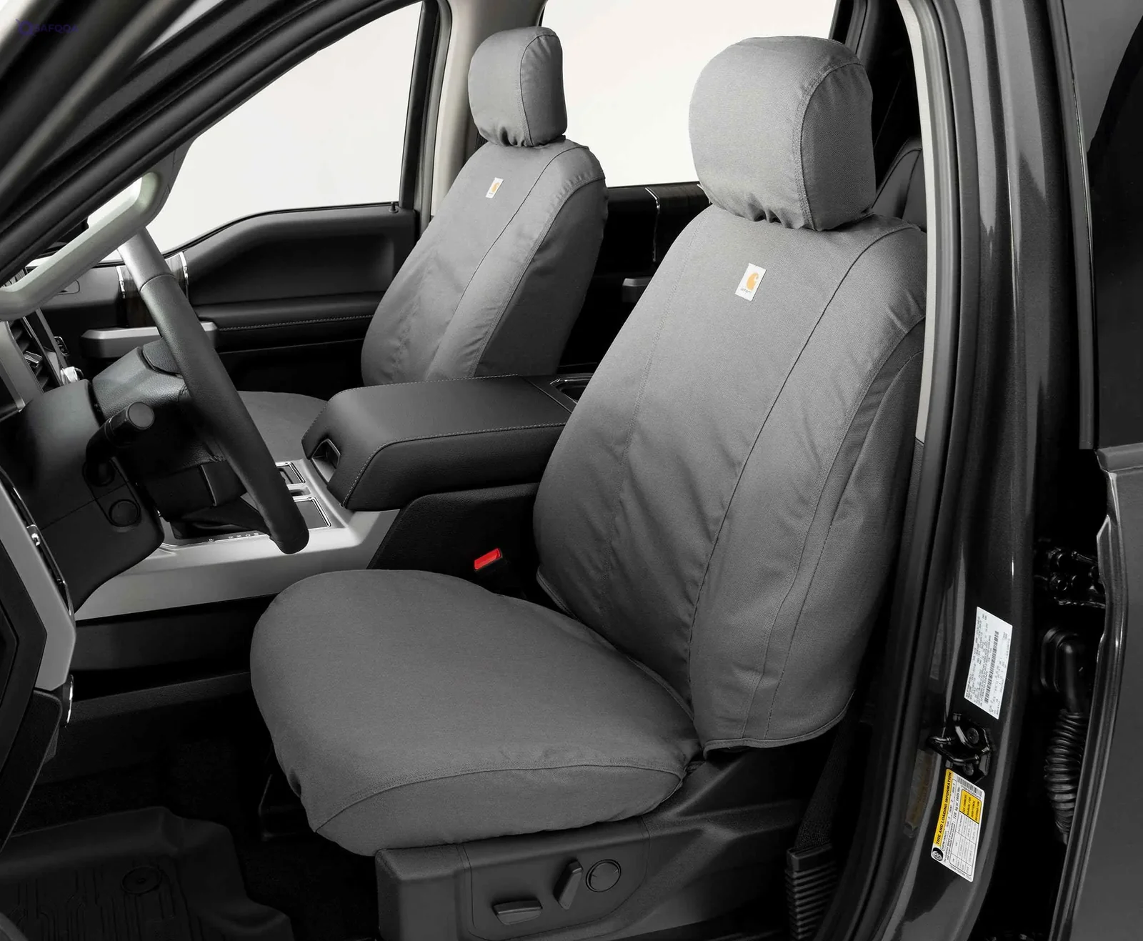 Covercraft Custom Seat Covers SSC2509CAGY, 1st Row Bucket Seats, Compatible with Select Toyota Models