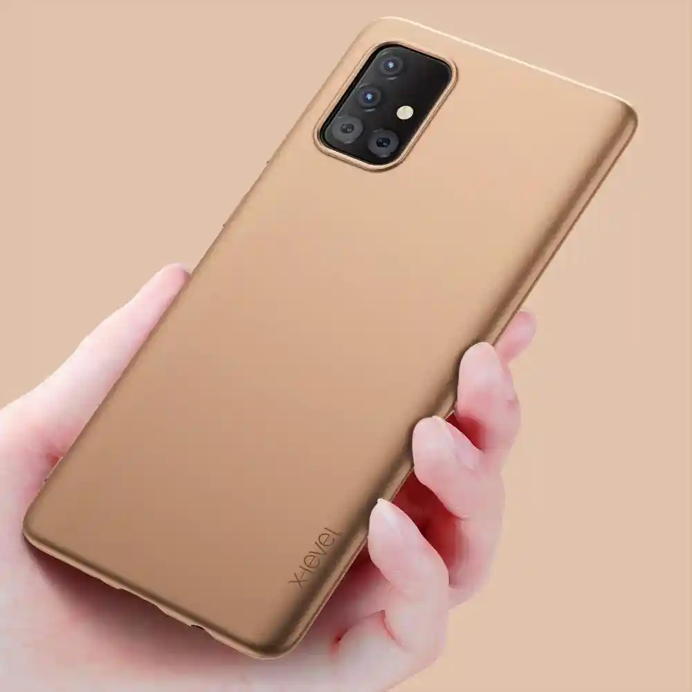 X-level Samsung Galaxy A51 TPU Case Ultra Slim Matte Gold