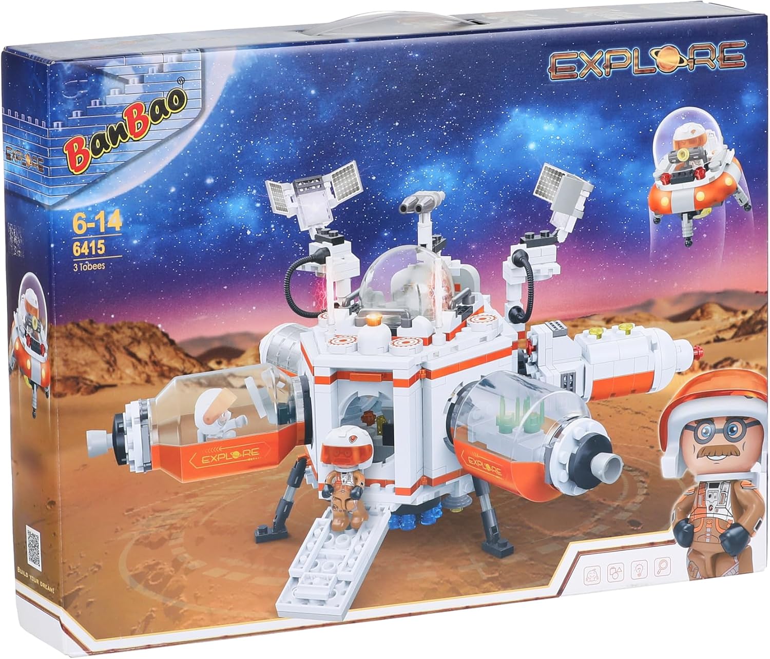 Explore The World Kids Building Blocks Construction Toy Set