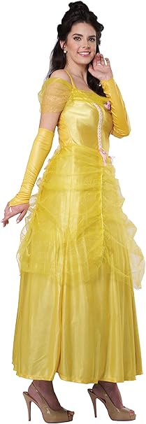 California Costumes Women’s Princess Costume Long Dress Yellow