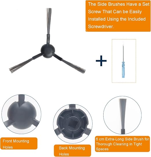 Bluearks Replacement Parts Kit for Dreame L20 Ultra & L30 Ultra Robot Vacuum