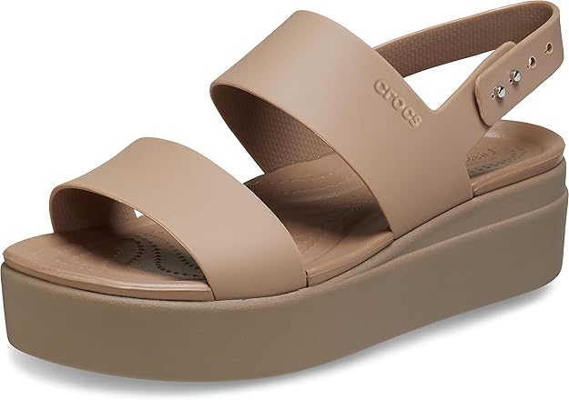 Crocs Women’s Wedge Sandals Latte
