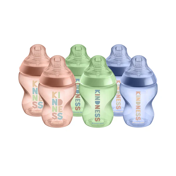 Tommee Tippee to Nature Baby Bottles Set  6 x 260ml Soft Silicone
