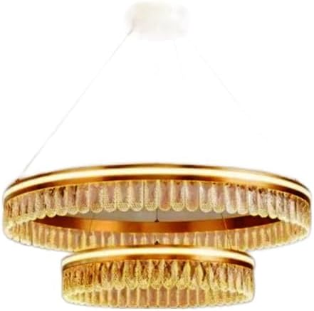 Golden Lighting LED Gold Crystal Chandelier
