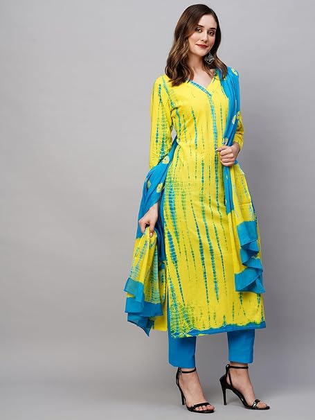 ANNI DESIGNER Women’s Set with Pants Yellow