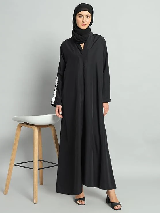 Styleville.in Women's Abaya with Hijab Elegant Modest Design