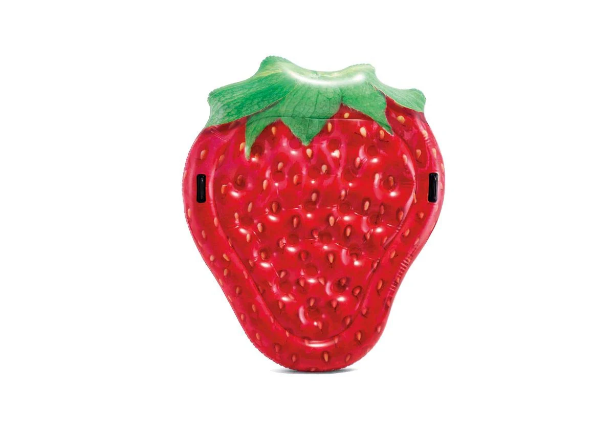Intex Stylish Strawberry Inflatable Pool Float