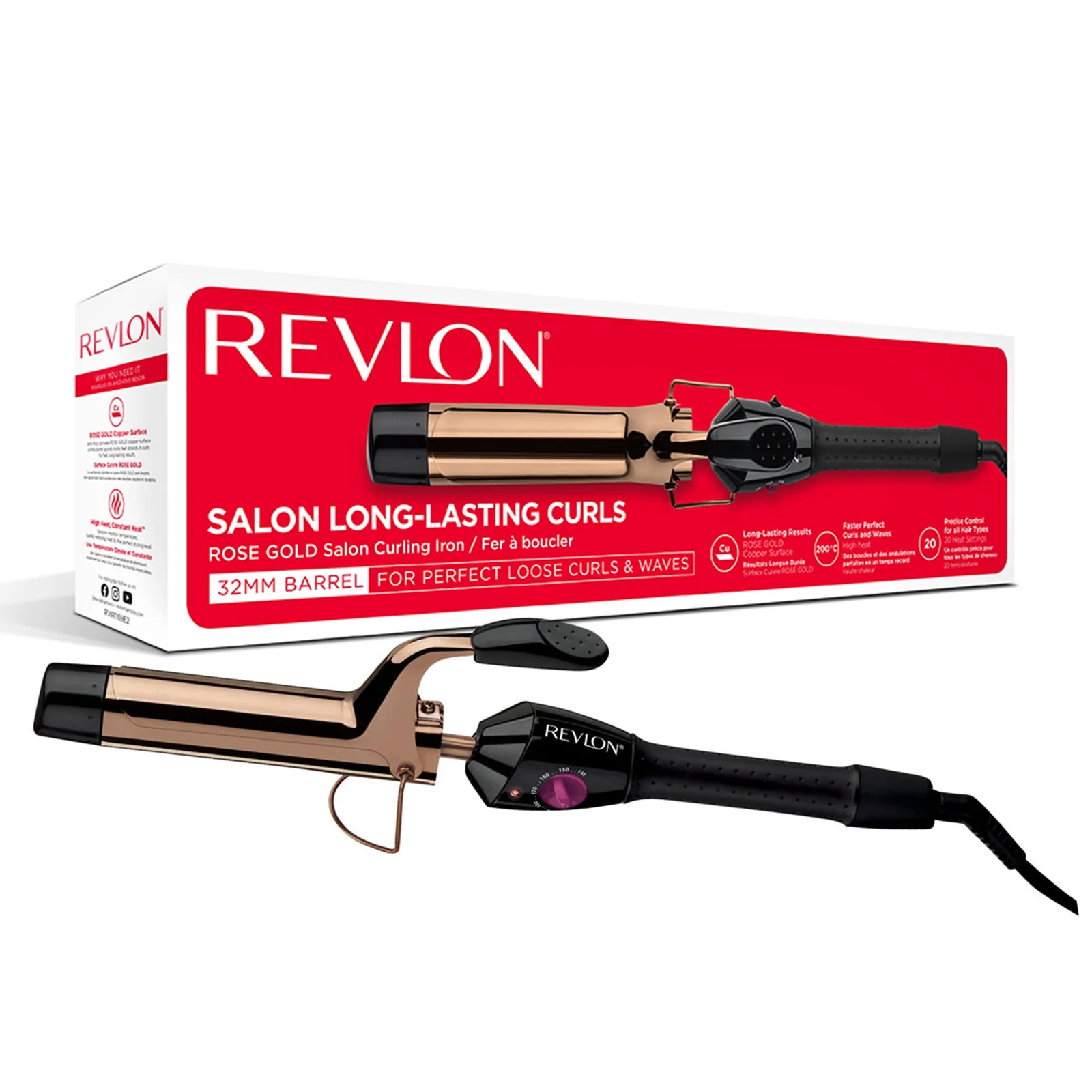 Revlon Curling Iron for Long-Lasting Curls