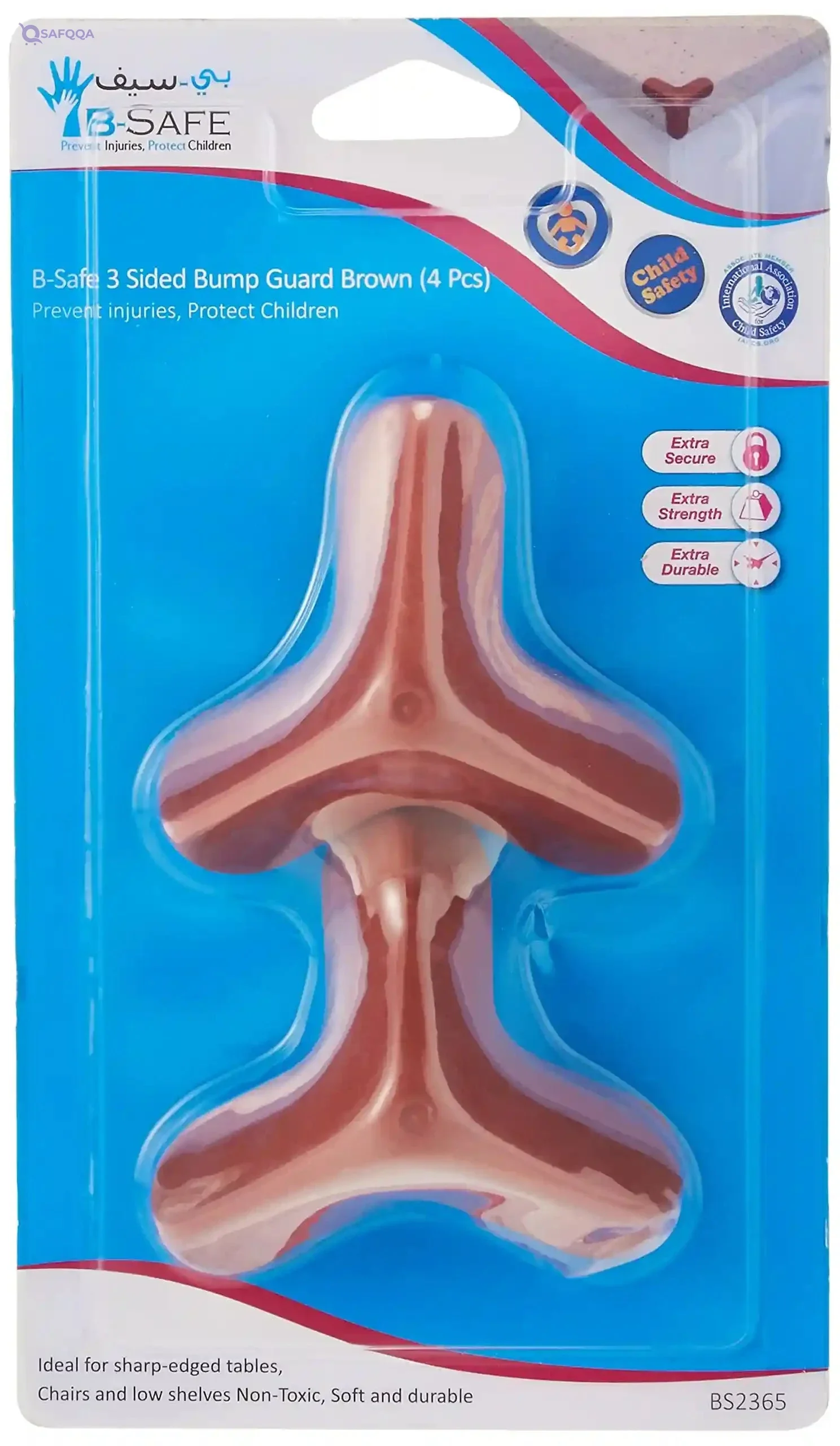B-Safe Corner Protector for Home Brown Safety Edge Guard