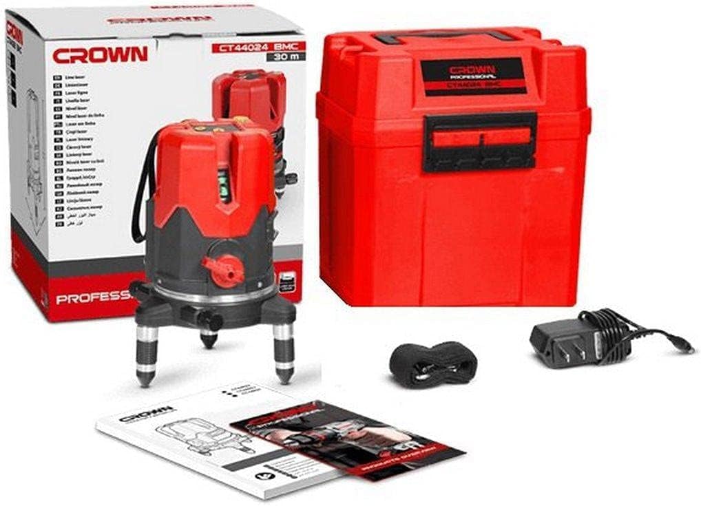 CROWN Green Laser Level 5 Lines 30m