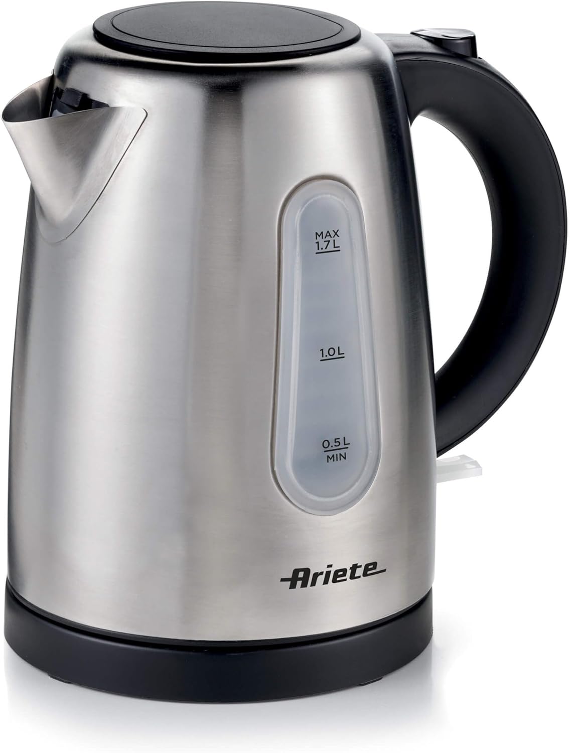 Ariete Metal Kettle 1.7L – Cordless Base & Overheat Protection