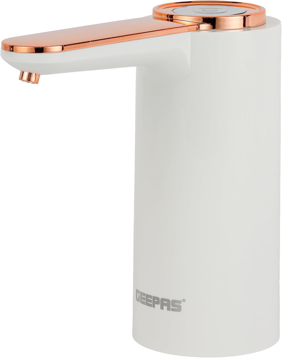 Geepas GWP17040 Rechargeable Water Dispenser Pump Bottle Pump White