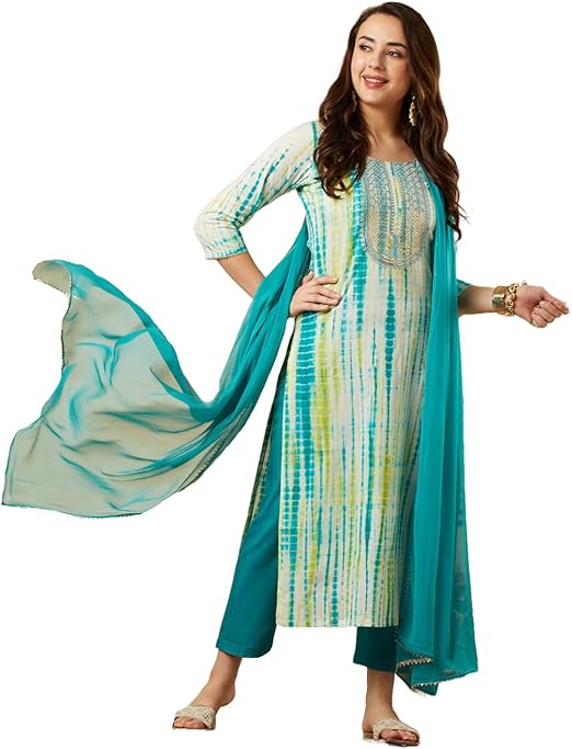 GoSriKi Women’s Indian Costume Blue