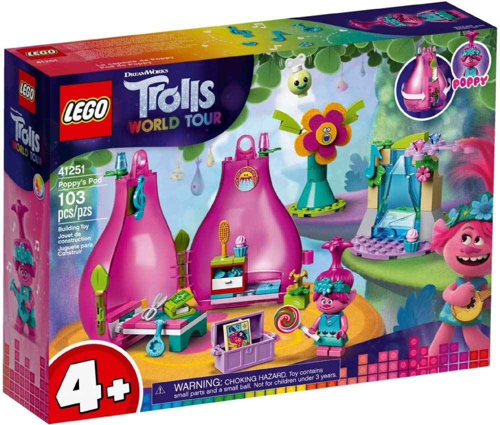LEGO 41251 Poppy Troll Playhouse Building Kit – 103 Pieces Creative Toy Set (2020 Edition)