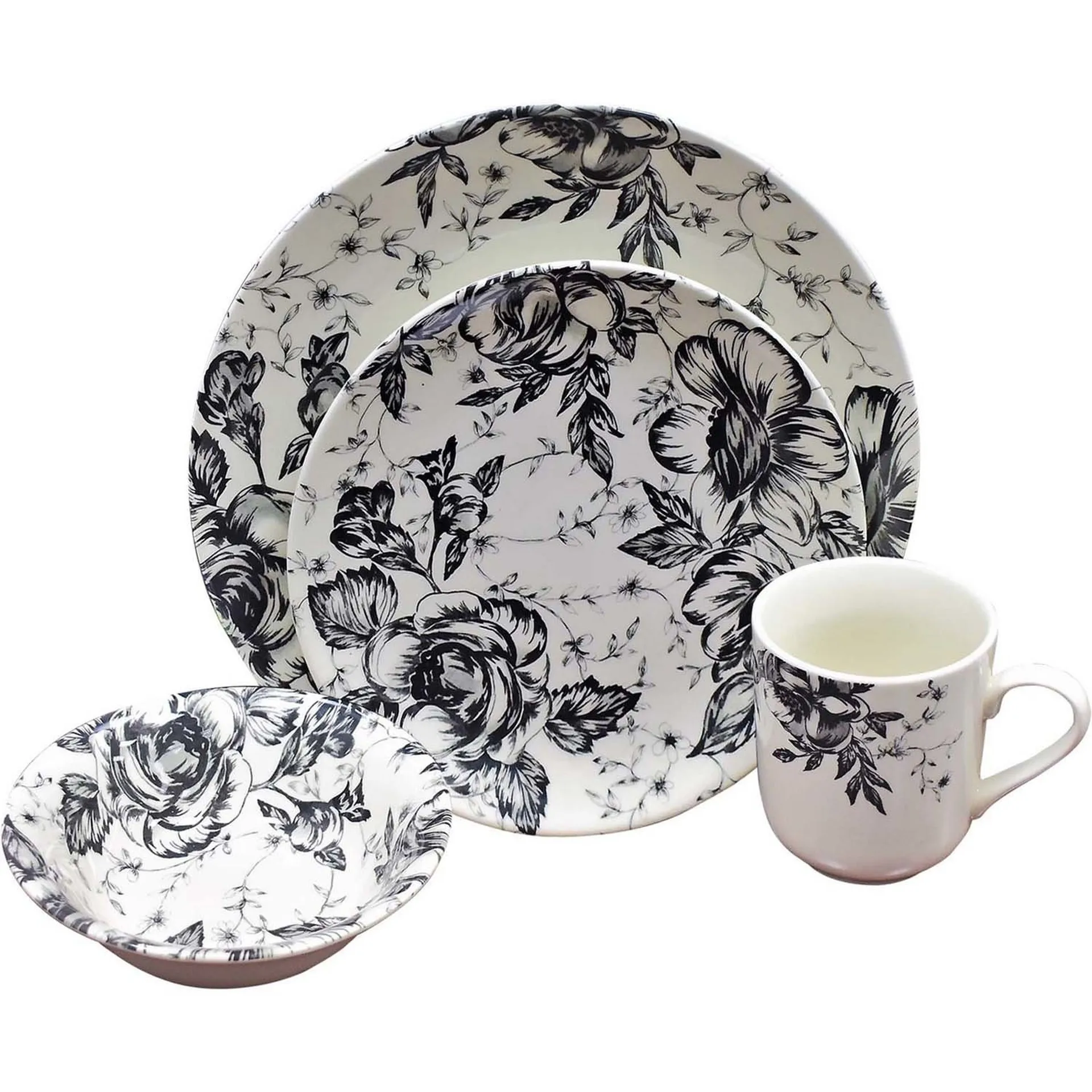 Claytan 16 Piece Ceramic Dinner Set