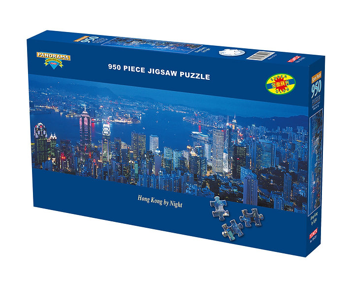 American Puzzles Hong Kong by Night Puzzle