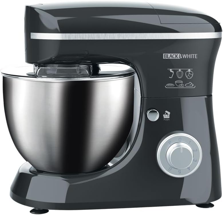 Black & White Electric Mixer