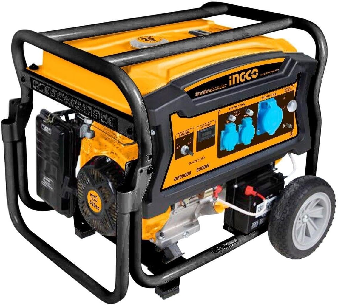 INGCO Gasoline Generator GE55003 – Max 5500W, Rated 5000W Power
