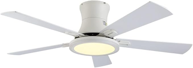 Lila 52-Inch Ceiling Fan White – Efficient Air Circulation for Home and Office