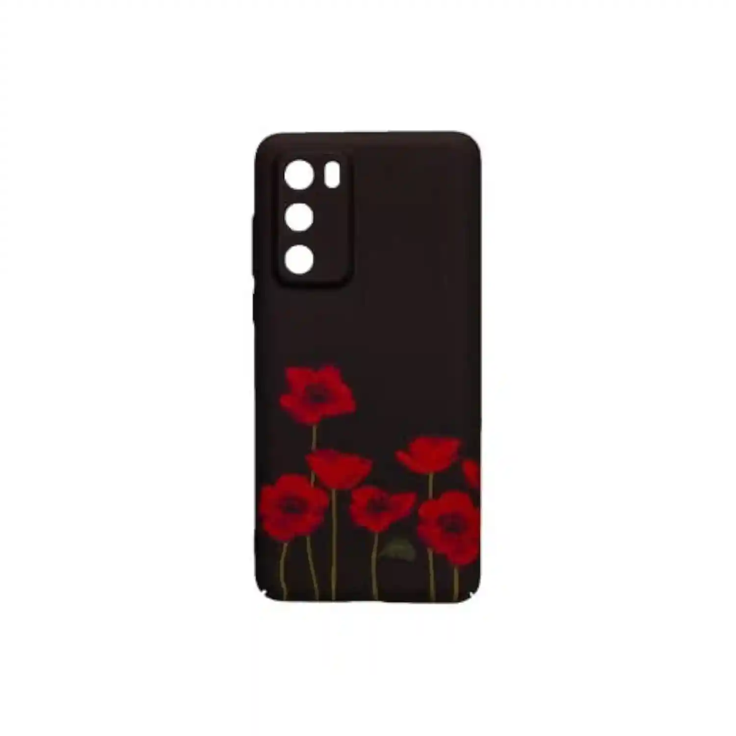Dragon Flower Creative Hard Back Cover for Oppo P40 Multicolor